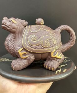 ấm tử sa cao cấp long quy nghệ nhân hạng siêu cấp thủ công cực đẹp khoáng đế tào thanh.