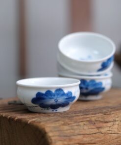 Chén sứ cảnh đước hoa sen 50ml CS36