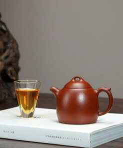 Ấm tử sa cỡ nhỏ nguyên khoáng đất cũ dáng tần quyền 190ml pha trà đối ẩm.