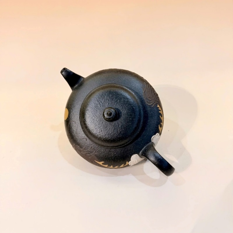 Ấm tử sa cao cấp nghi hưng đất cũ lục nê nguyên khoáng hình rồng 260ml ATS257 - Ảnh 3