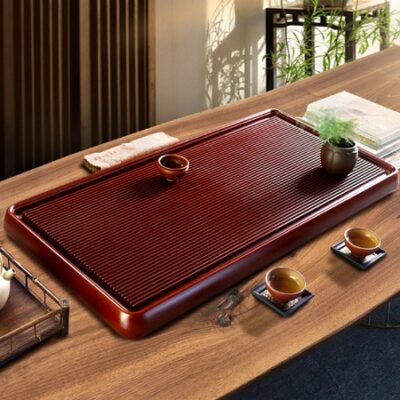 khay trà bakelite để ấm chén trà dạng khay phíp hàn quốc cao cấp 100x50cm
