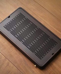 Khay trà tre trơn cao cấp kích thước 48 x 26,5 x 4cm KTT08