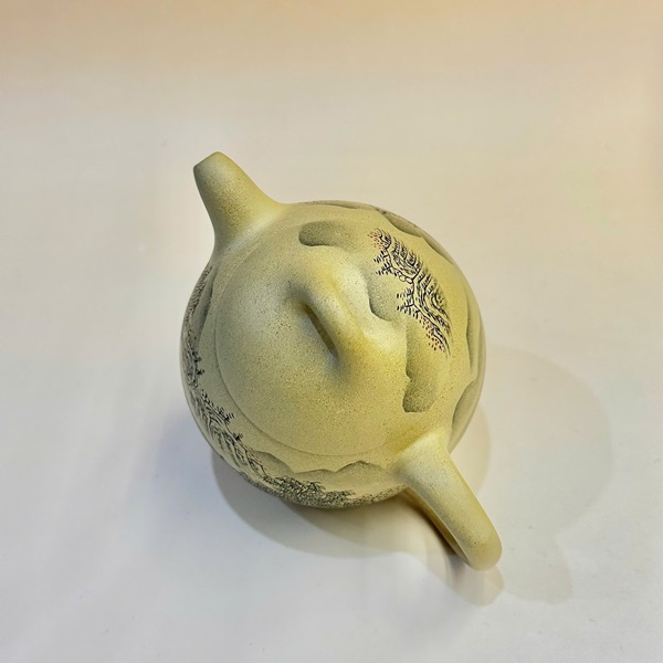 Ấm tử sa Nghi Hưng bổn sơn lục nê tần quyền họa sơn thủy đẹp 220ml ATS174 - Ảnh 3