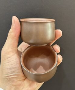 chén trà nê hưng làm ly uống trà hỏa biến cỡ to đẹp 65ml uống trà ngon.