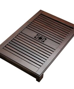 khay trà bằng gỗ gụ đẹp đựng ấm chén trà cực chất gỗ thịt bền 55x35cm.