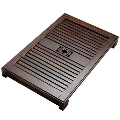 khay trà bằng gỗ gụ đẹp đựng ấm chén trà cực chất gỗ thịt bền 55x35cm.