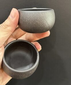 ly trà tử sa đất mới màu hắc bán thủ công cỡ nhỏ làm chén trà 50ml CTS84