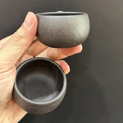ly trà tử sa đất mới màu hắc bán thủ công cỡ nhỏ làm chén trà 50ml CTS84