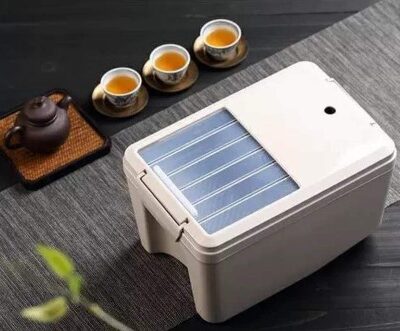 Xô đựng nước bàn trà bằng nhựa lọc bã trà để gầm bàn 6L PK11.