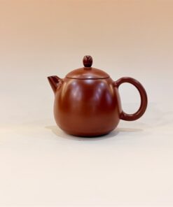 ấm tử sa nê hưng khâm châu long đán đối ẩm thủ công đẹp nhỏ xinh màu đỏ tươi 150ml.