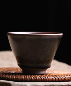 Chén trà thiên mục lông thỏ đẹp thủ công làm ly trà chủ 100ml CTM40