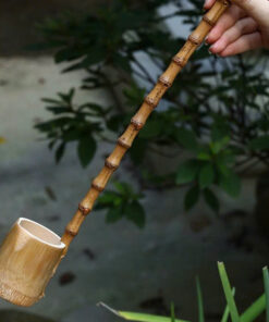 Gáo múc nước pha trà tre quai đứng GN03