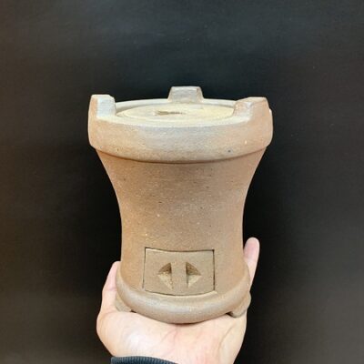 Bếp đun nước pha trà tử sa dùng than hoặc cồn viên thích hợp ấm dung tích 500ml-1,4 lít