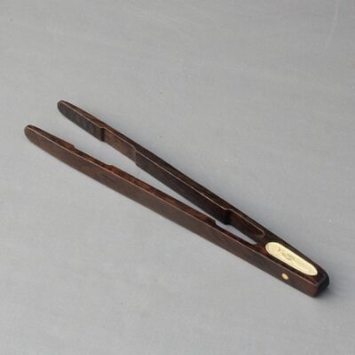 Gắp ly trà gỗ gụ đẹp dùng để kẹp chén trà dễ dùng không bị trơn dài 18cm