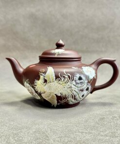 Ấm tử sa Nghi Hưng tiêu anh Phụng Vũ Cửu Thiên 250ml ATS806