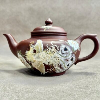 Ấm trà tử sa cao cấp phượng hoàng Phụng Vũ Cửu Thiên nghệ nhân Trương Hiểu Lĩnh.
