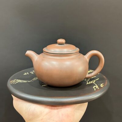 ấm nê hưng đối ẩm dáng biển phúc thủ công trơn đẹp pha trà ngon công năng tốt 150ml.