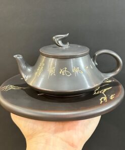 ấm tử sa nê hưng  hoả biến kiến thủy thủ công đẹp 260ml pha trà ngon.