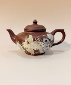 Ấm tử sa Nghi Hưng tiêu anh Phụng Vũ Cửu Thiên 250ml ATS806