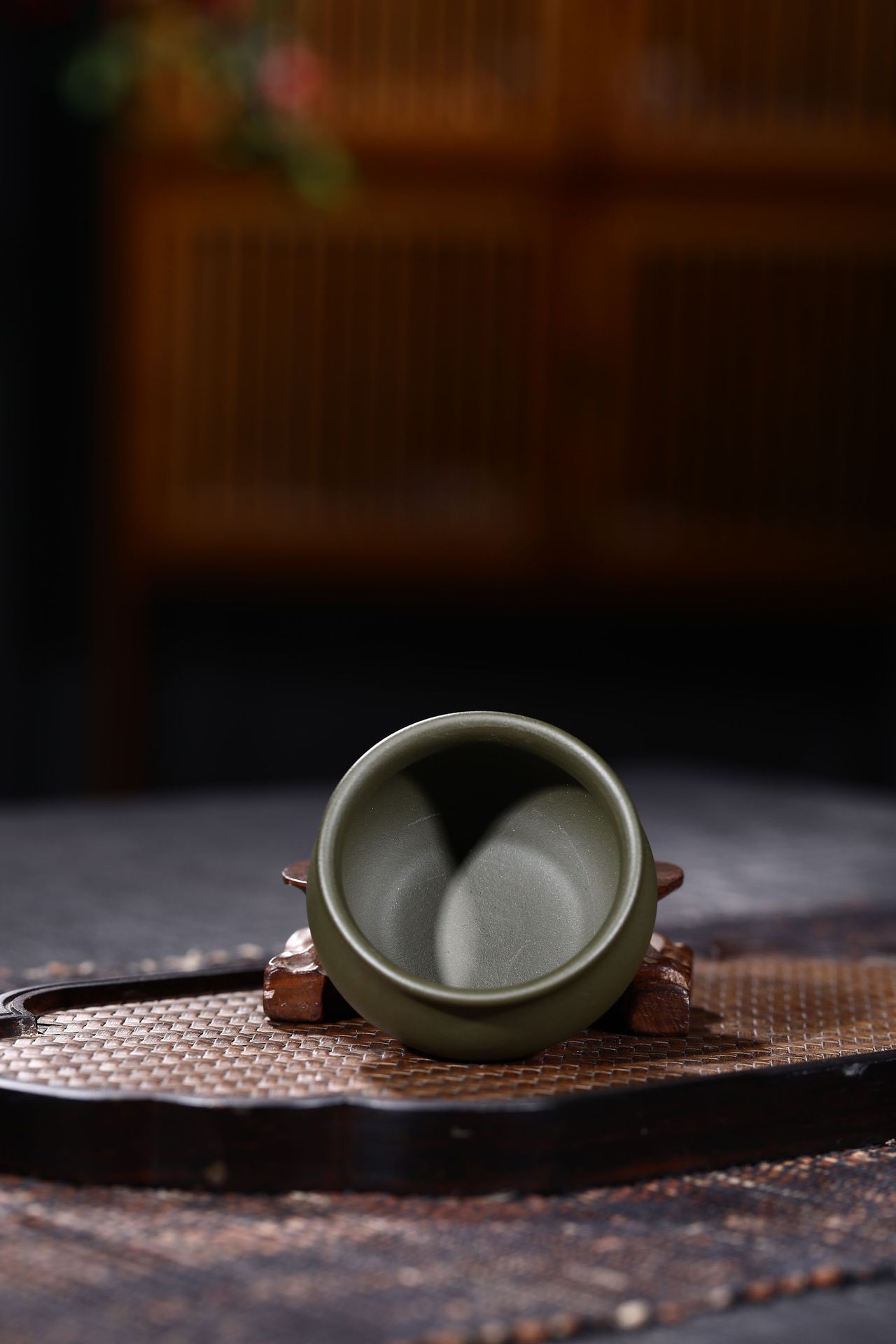 Chén trà tử sa thảo lục nê 50ml CTS88 - Ảnh 6