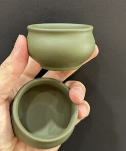 Ly trà tử sa thảo lục nê đất mới bán thủ công cỡ nhỏ 50ml CTS88