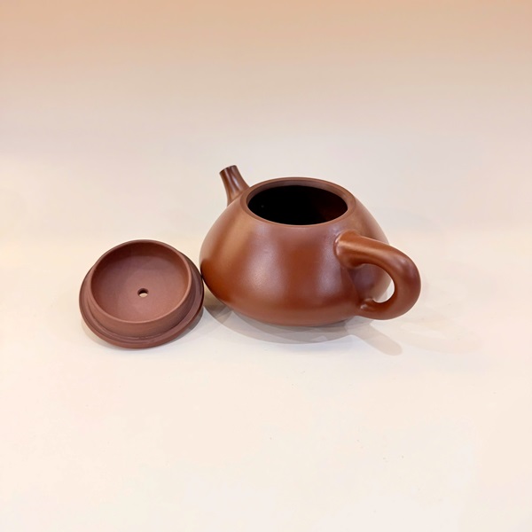 Ấm trà thạch biều đẹp gốm nê hưng thủ công trơn 260ml AKC67 - Ảnh 3