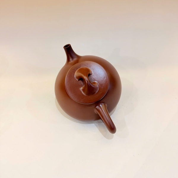 Ấm trà thạch biều đẹp gốm nê hưng thủ công trơn 260ml AKC67 - Ảnh 4