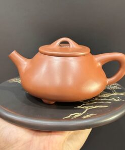 ấm trà thạch biều đẹp gốm nê hưng thủ công trơn đẹp pha trà ngon công năng tốt.