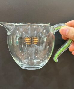 Chuyên trà thuỷ tinh quai ngang chịu nhiệt tốt dùng làm chén tống chia trà đẹp 300ml.