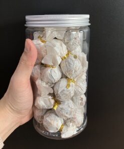 Trà phổ nhĩ chín vân nam cao cấp dạng viên tròn nhỏ hộp 250g PNC05