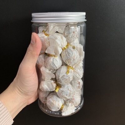 Trà phổ nhĩ chín vân nam cao cấp dạng viên tròn nhỏ hộp 250g PNC05