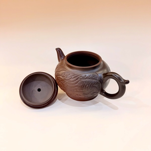 Ấm Nê Hưng Tiêu Anh Khắc Rồng 260ml AKC75 - Ảnh 4