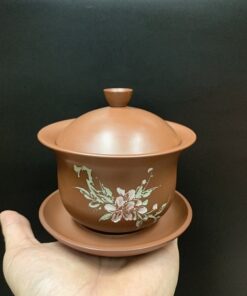 Tiềm trà nê hưng hoả biến cao cấp thủ công nung củi 200ml AS21