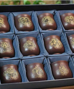 Chén uống trà 12 con giáp cao cấp hoả biến 150ml đẹp CNH24