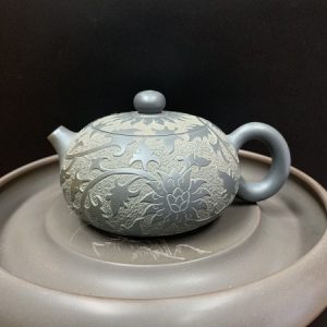 Ấm pha trà tử sa tây thi khắc phỏng cổ như ý thủ công hoàn hảo pha trà ngon