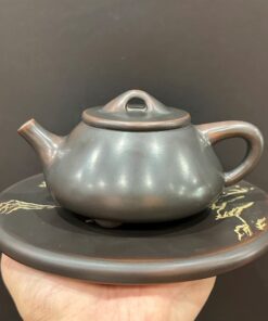 Ấm tử sa thạch biều hỏa biến nê hưng thủ công 250ml đẹp công năng pha trà tốt.