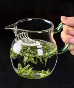 Chuyên trà thủy tinh có đầu lọc làm chén tống 250ml bền đẹp.