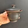 Chén khải pha trà tử sa nê hưng dùng làm tiềm trà nắp lỗ 180ml thủ công đẹp