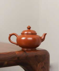 Ấm pha trà tử sa nê hưng dáng tiêu anh thủ công trơn đẹp 250ml AKC115