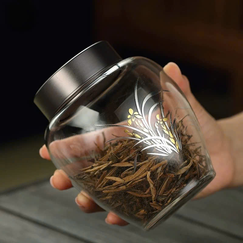 Hũ đựng trà thủy tinh nắp xoáy 2 lớp kín tuyệt đối 300ml HT33 - Ảnh 6