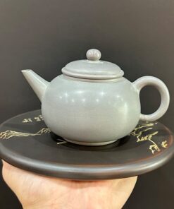 Ấm thủy bình tử sa nê hưng hỏa biến xanh pha trà ngon công năng tốt 230ml.