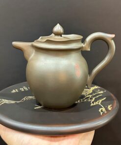 Ấm tử sa nê hưng tăng mao hỏa biến đen đẹp pha ngon công năng tốt 250ml.