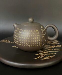 Ấm tử sa nê hưng tây thi cao cấp bát nhã tâm kinh 200ml đẹp pha trà cực ngon.