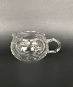 Chén tống thủy tinh chịu nhiệt làm chuyên rót trà bền đẹp 220ml trong suốt.