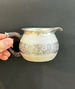 Chuyên trà bạc nguyên chất 999 làm chén tống pha trà ngon 140g CT91