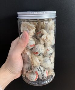 Trà phổ nhĩ sống Vân Nam viên tròn một lần pha ngon hộp 250g gồm nhiều viên tiện lợi