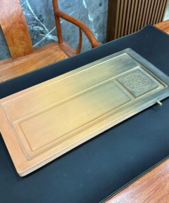 Khay trà đá tử sa nê hưng cỡ nhỏ bày ấm chén bền đẹp 52x24.5cm KNH08