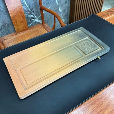 Khay trà đá tử sa nê hưng cỡ nhỏ bày ấm chén bền đẹp 52x24.5cm KNH08