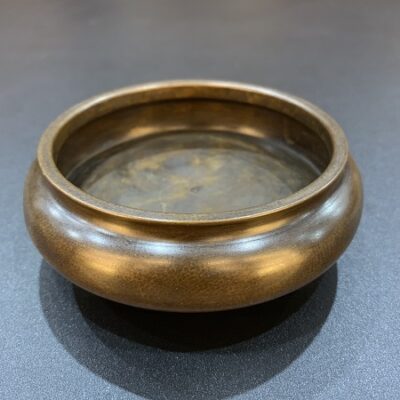 Lư đốt trầm bột bằng đồng nguyên chất xịn dáng đỉnh không nắp 1095g dùng với khuôn tạo hình