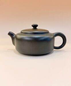 Ấm tử sa nê hưng hỏa biến xanh dáng tuyến viên 300ml đẹp AKC300